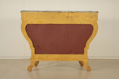 Mesa consola con espejo de Louis Philippe