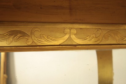 Mesa consola con espejo de Louis Philippe
