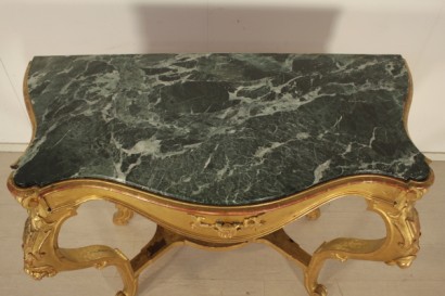 Mesa consola con espejo de Louis Philippe