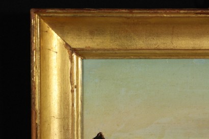 huile sur toile, 800, #dimanoinmano, #ottocento, #arte, cadre