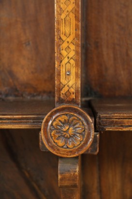 Stallo intarsiato XVII sec