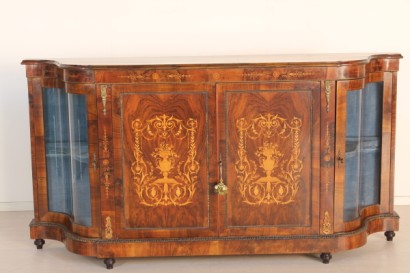 Estilo de Servienta_22785 muebles de bottega del 900, Servienta, enchapado en nogal, temprano 900, de Inglaterra