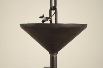Lampadario in ferro battuto