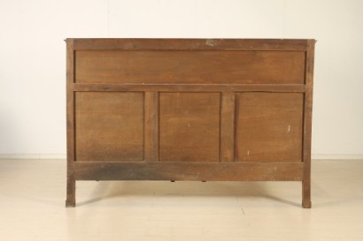 Bett, reich, 800, 900, hergestellt in Italien, Walnuss, #antiquariato, #letti, #dimanoinmano