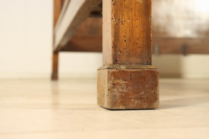 Bett, reich, 800, 900, hergestellt in Italien, Walnuss, #antiquariato, #letti, #dimanoinmano