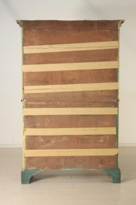 vestuario, decorado, lacado madera, 700, piemonte, hecha en Italia, #antiquariato, #armadi, #dimanoinmano