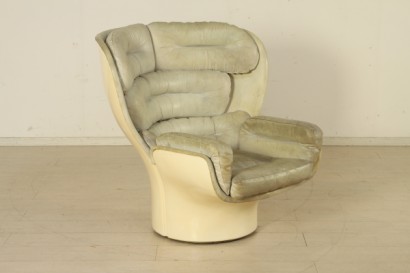 sillón, Joe Colombo, confort, Elda, 1965, cuero, #modernidad, #armchairs, # {* $ 0 $ *}
