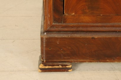 Cassettone piuma di mogano
