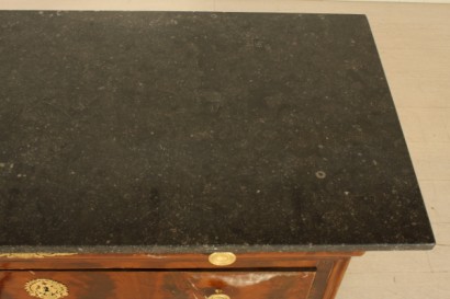 Cassettone piuma di mogano