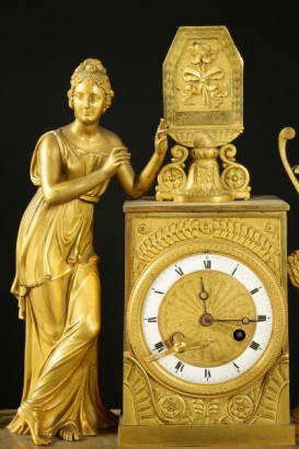 «Da camino, Charles X, dorado bronce en foco, #antiquariato, #oggettistica, #dimanoinmano
