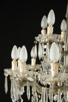 Maria Theresa Kronleuchter, 800, in Italien, Glas, #bottega, #illuminazione, #dimanoinmano