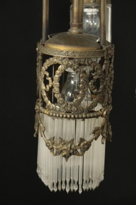 Kronleuchter, Glas, Bronze, 900, Freiheit, hergestellt in Italien, #bottega, #illuminazione, #dimanoinmano