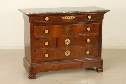 Kommode, Cappuccino, Mahagoni, 800, Frankreich, Marmor, Gold, #antiquariato, #cassettoni, #comò, #dimanoinmano