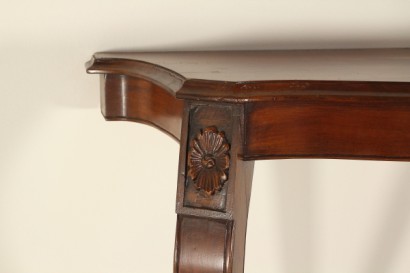 Consol, Spätbarock, 900, hergestellt in Italien, Walnuss, #bottega, #mobiliinstile, #dimanoinmano