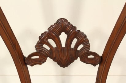 Consol, Spätbarock, 900, hergestellt in Italien, Walnuss, #bottega, #mobiliinstile, #dimanoinmano