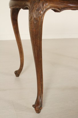 Kaffee-Tisch, Nussbaum, 900, Spätbarock, hergestellt in Italien, #bottega, #barocchetto, #dimanoinmano