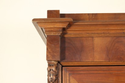 Schrank, 800, Walnuss, hergestellt in Italien, #bottega, #umbertino, #dimanoinmano