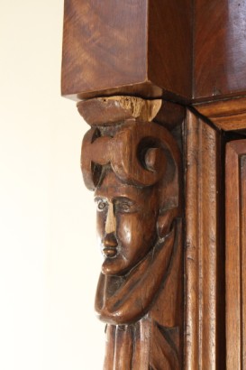 Schrank, 800, Walnuss, hergestellt in Italien, #bottega, #umbertino, #dimanoinmano