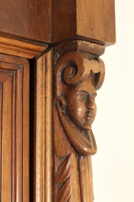 Schrank, 800, Walnuss, hergestellt in Italien, #bottega, #umbertino, #dimanoinmano