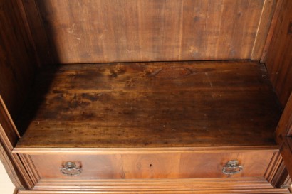 Schrank, 800, Walnuss, hergestellt in Italien, #bottega, #umbertino, #dimanoinmano