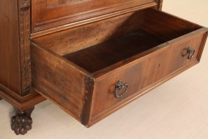 Schrank, 800, Walnuss, hergestellt in Italien, #bottega, #umbertino, #dimanoinmano