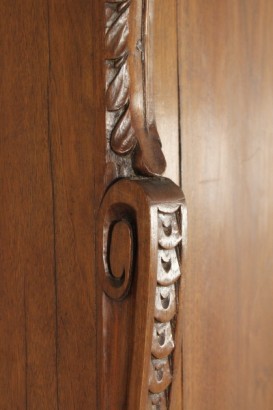 Schrank, 800, Walnuss, hergestellt in Italien, #bottega, #umbertino, #dimanoinmano