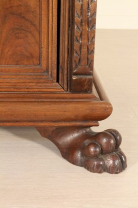 Schrank, 800, Walnuss, hergestellt in Italien, #bottega, #umbertino, #dimanoinmano