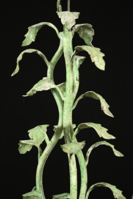 Kronleuchter, Schmiedeeisen, 900, in Italien, Lack, Gold, #bottega, #illuminazione, #dimanoinmano