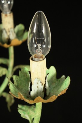 Kronleuchter, Schmiedeeisen, 900, in Italien, Lack, Gold, #bottega, #illuminazione, #dimanoinmano