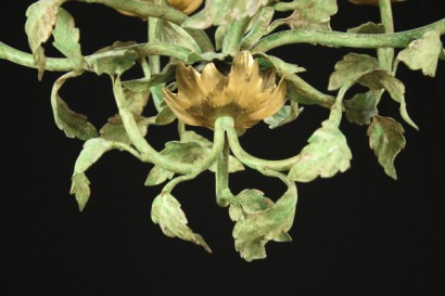 Kronleuchter, Schmiedeeisen, 900, in Italien, Lack, Gold, #bottega, #illuminazione, #dimanoinmano