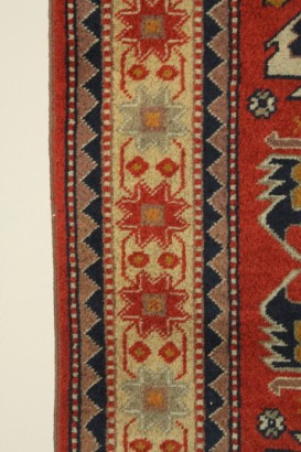 Teppich, Türkis, Mikra, Wolle, Baumwolle, 60 Jahre, Türkei, Handwerk, #antiquariato, #tappeti, #dimanoinmano hand