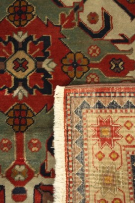 Teppich, Türkis, Mikra, Wolle, Baumwolle, 60 Jahre, Türkei, Handwerk, #antiquariato, #tappeti, #dimanoinmano hand