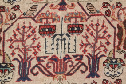 Teppich, Iranisch, Baumwolle, Wolle, #Antiquitäten, #Teppiche, # {* $ 0 $ *}