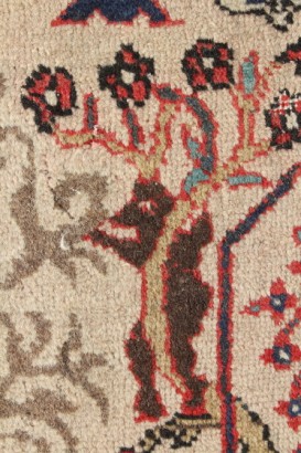 Teppich, Iranisch, Baumwolle, Wolle, #Antiquitäten, #Teppiche, # {* $ 0 $ *}