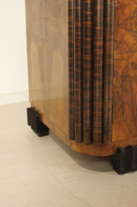 Frühstücksbuffet, made in Italy, Holz furniert, Radica, #modernariato, #mobilio, #dimanoinmano