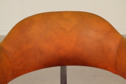 Stühle, Metall, Leder, hergestellt in Italien, #modernariato, #sedie, #dimanoinmano