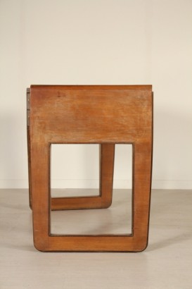 Ausflüge, furniert 40 Jahre, Holz, Mahagoni, Messing, hergestellt in Italien, #modernariato, #tavoli, #dimanoinmano