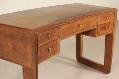 Ausflüge, furniert 40 Jahre, Holz, Mahagoni, Messing, hergestellt in Italien, #modernariato, #tavoli, #dimanoinmano