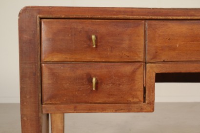 Ausflüge, furniert 40 Jahre, Holz furniert, Mahagoni, Messing, hergestellt in Italien, #modernariato, #tavoli, #dimanoinmanoscrivania, 40 Jahre, Holz, Mahagoni, Messing, hergestellt in Italien, #modernariato, #tavoli, #dimanoinmano