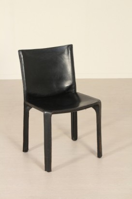 Stühle, Cassina, 80 Jahre, Metall, Kunststoff, Leder, #modernariato, #sedie, #dimanoinmano