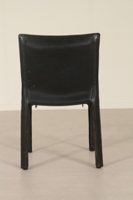 Stühle, Cassina, 80 Jahre, Metall, Kunststoff, Leder, #modernariato, #sedie, #dimanoinmano