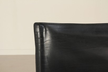 Stühle, Cassina, 80 Jahre, Metall, Kunststoff, Leder, #modernariato, #sedie, #dimanoinmano