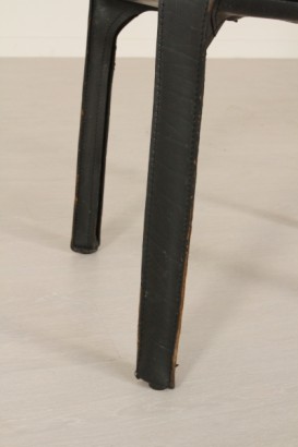 Stühle, Cassina, 80 Jahre, Metall, Kunststoff, Leder, #modernariato, #sedie, #dimanoinmano