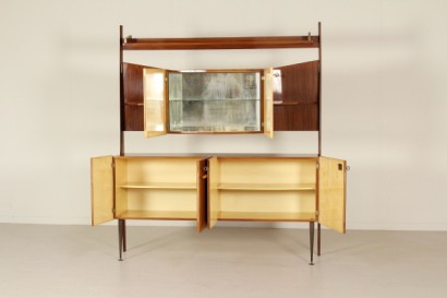 Mobile, furniert 50 Jahre, Holz, Mahagoni, Pappel, Dekorationen, Metall, hergestellt in Italien, #modernariato, #mobilio, #dimanoinmano