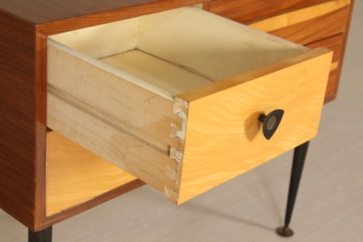 Mobile, furniert 50Jahren hergestellt in Italien, Holz, Metall, #modernariato, #mobilio, #dimanoinmano