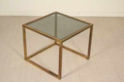 Couchtische, 70 Jahre, hergestellt in Italien, Metall, Messing, #modernariato, #complementi, #dimanoinmano