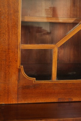 Englischer Bücherschrank mit Schreibtisch