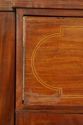 Englischer Bücherschrank mit Schreibtisch