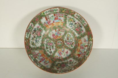 Antiquariato, oggettistica, ceramiche, porcellane, Cina, epoca Qing, inizi XX secolo, smalti famiglia rosa, ciotola punch, #antiquariato, #oggettistica, #dimanoinmano