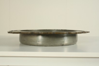 Antiquitäten, Geschenke, China, Qing-Dynastie, 2. Hälfte des 18. Jahrhunderts, Hand-Waschbecken, Zinn, Kupfer, multilobulated unterstrichen, #antiquariato, #oggettistica, #dimanoinmano